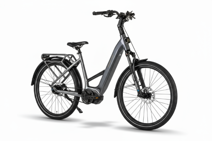 Mechanic Arts Flo grå elsykkel