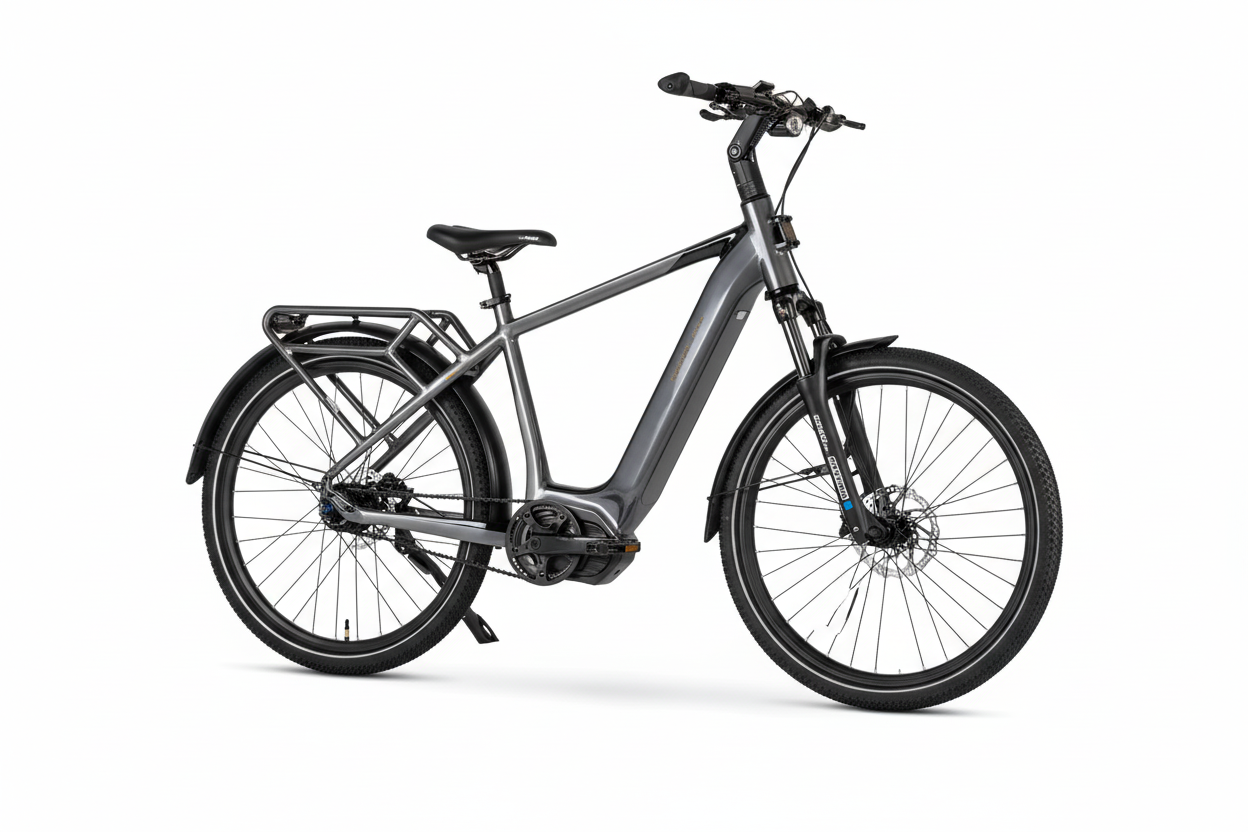 Mechanic Arts elsykkel grå