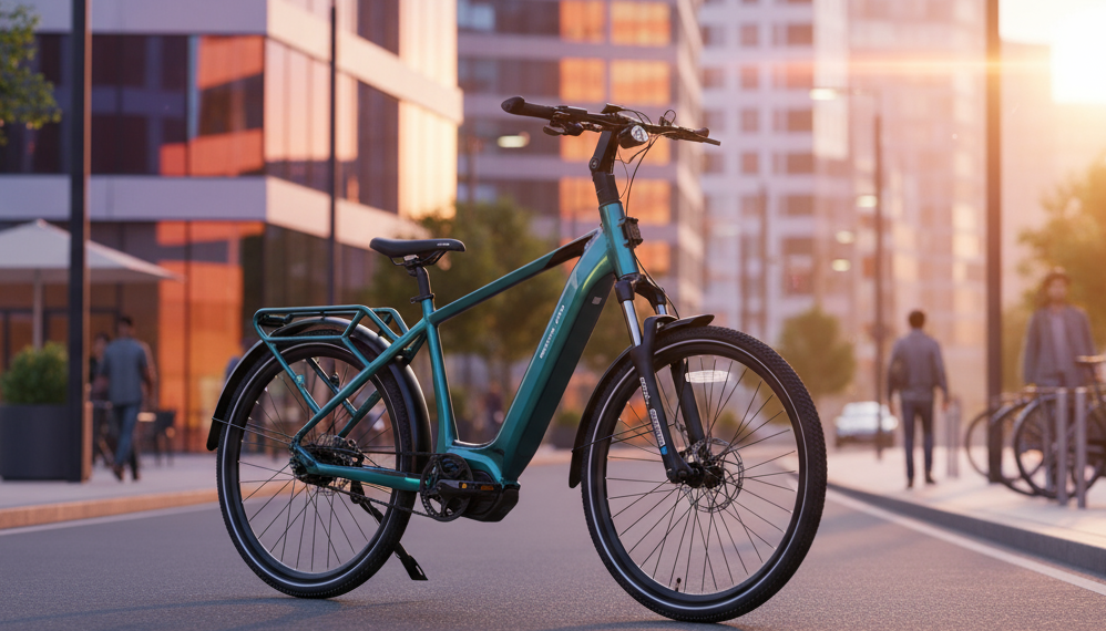 Mechanic Arts Rida grønn bybakgrunn