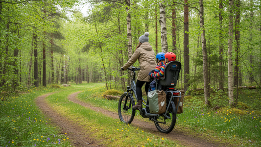 haulr longtail med barn vårstemning