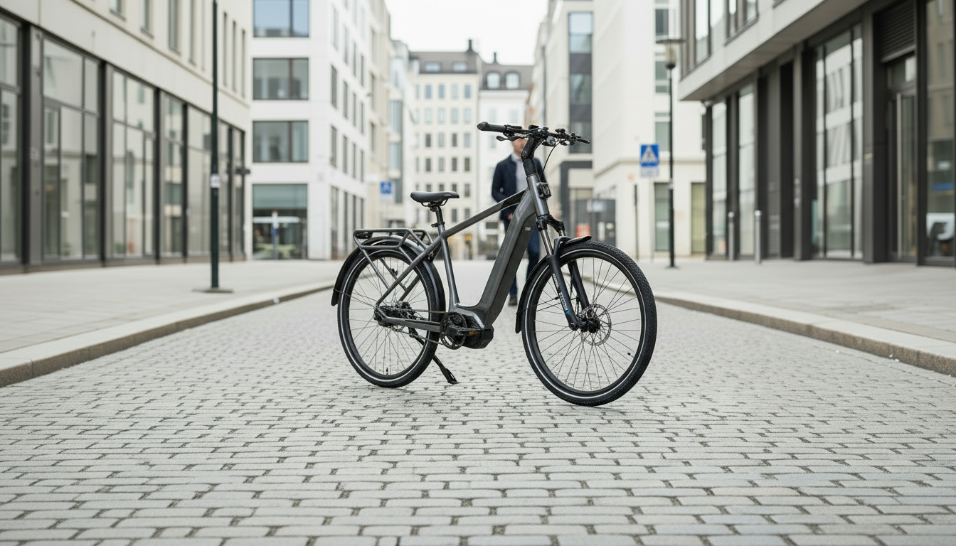 Mechanic Arts Rida elsykkel i titan ved Barcode Oslo - premium elsykkel for pendling