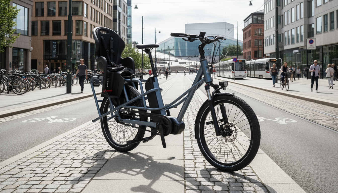 Mechanic Arts Triberide longtail elsykkel Oslo sentrum