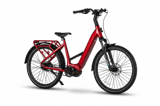 Mechanic Arts Flo elsykkel rød farge 